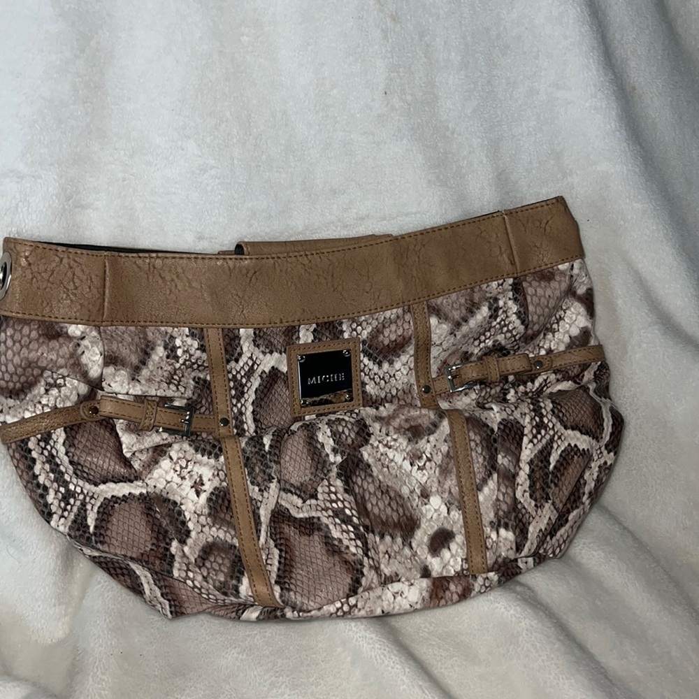 Miche Bianca snake skin print shell